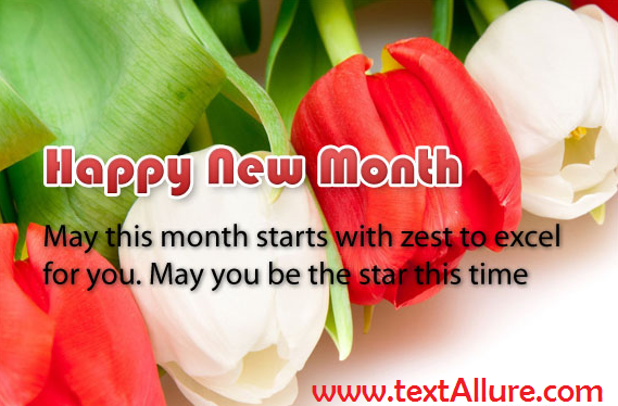 Happy New Month Messages / SMS