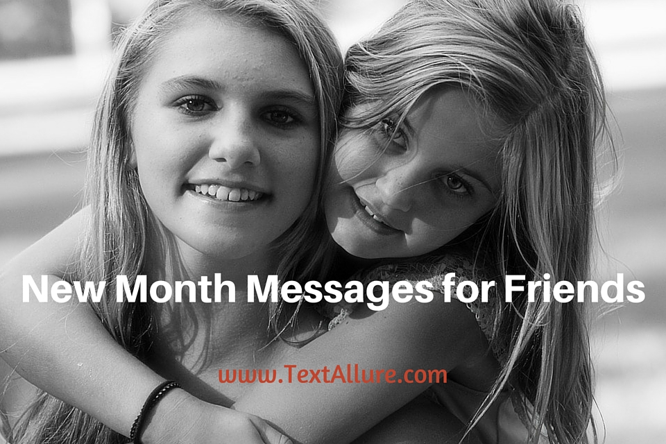 happy new month messages for friends