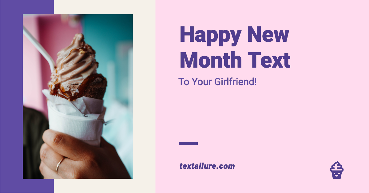 new month text for girlfriend