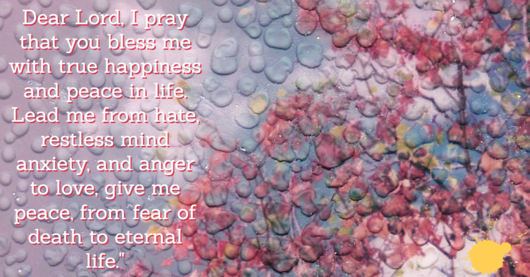 Prayer for Love, Happiness and Peace of Mind